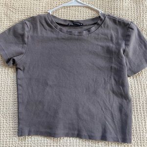 Purple/Gray Zara Tee
